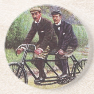 1890's Tandemfahrrad-Untersetzer Getränkeuntersetzer