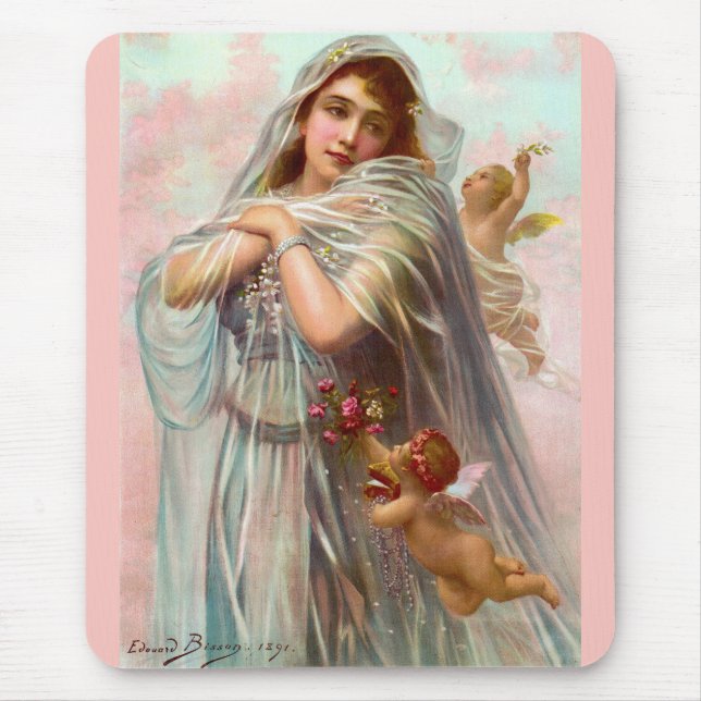 1891 Edouard Bisson The Fiancée Mousepad (Vorne)