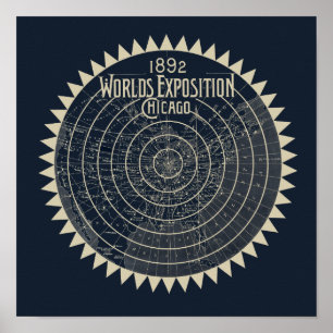1892 Weltausstellung Chicago Poster