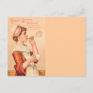 1893 Linden Blütenduft Parfüm Postkarte