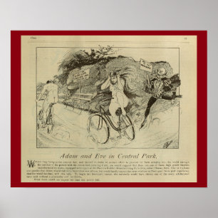 1893 Vintage-Bicycle-Magazin-Werbeplakat Poster