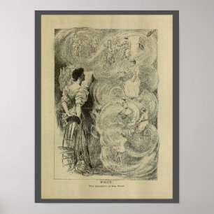 1893 Vintage Fahrrad Magazin Werbeplakat Kunst Poster