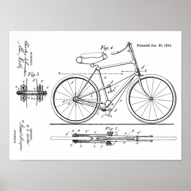1894 Lever-Propellerdruckkunst Poster (Vorne)