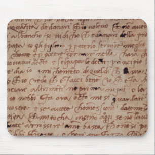 1895-9-15-503 W.34v Seite der Handschrift Mousepad