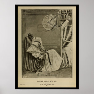 1896 Vintage-Bicycle-Magazin-Werbebild Poster