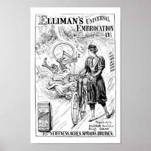 1897 Kleidungsstücke - Fahrradverleih Poster