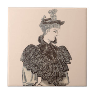 1897 Viktorianische Frau Fliese