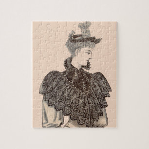 1897 Viktorianische Frau Puzzle