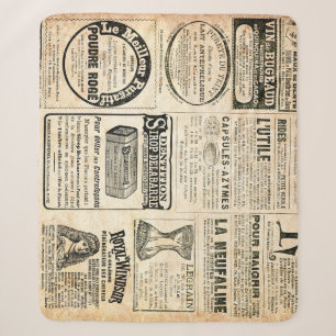 1897 Werbung in der französischen Zeitung Sherpadecke