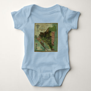 1898 offizielle Karte Nicaragua Baby Strampler
