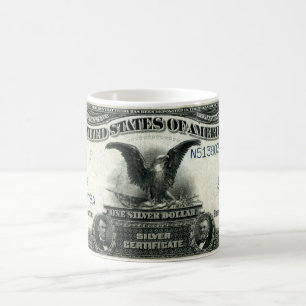 1899 Ein-Dollar-US-Silberzertifikat Tasse