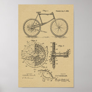 1899 Hebel angetriebener Poster