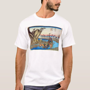18. 興 宿, 広 重 Okitsu-juku, Hiroshige, Ukiyo-e T-Shirt