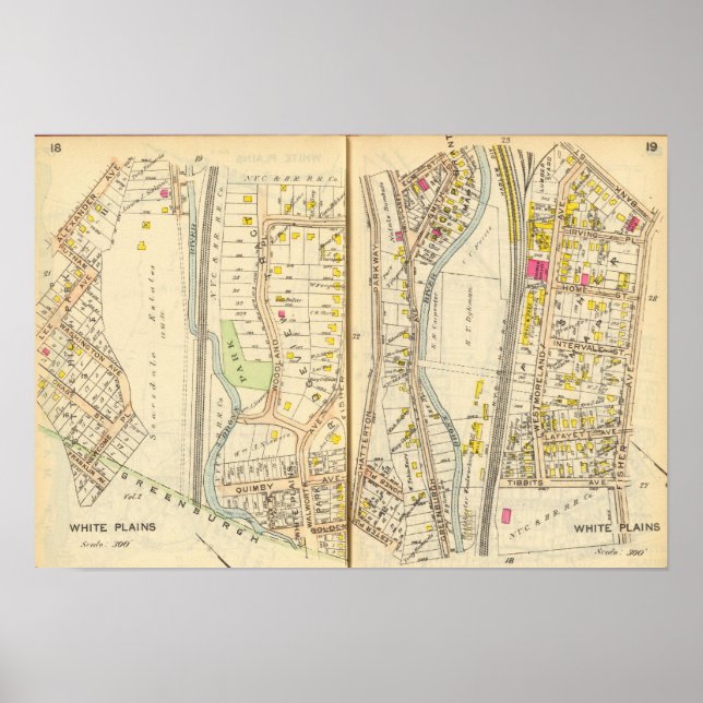 18-19 Weiße Ebenen Poster (Vorne)