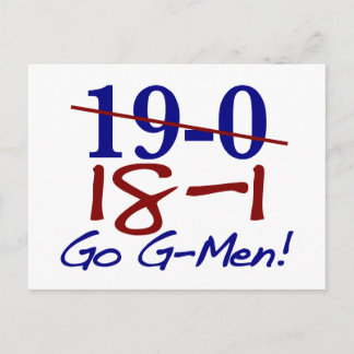 18-1 Go G-Men Postkarte