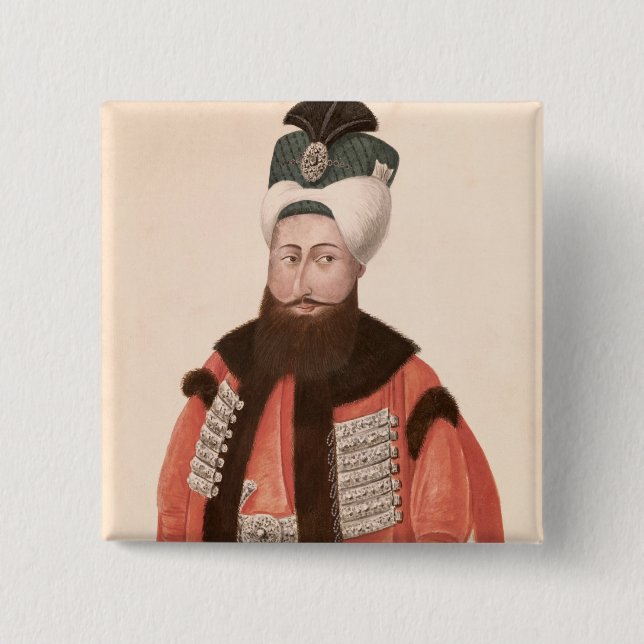 18.-1. Jahrhundert Sultans-Selim IIIs Button (Vorderseite)
