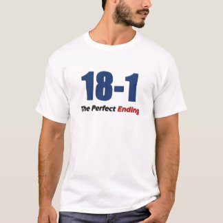 18-1 perfektes Ende T-Shirt