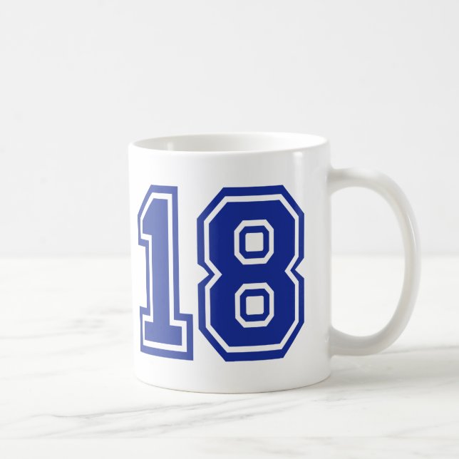 18 - achtzehn kaffeetasse (Rechts)