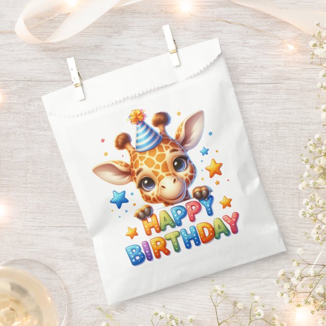 #18 Alles Gute zum Geburtstag Geschenktütchen (Ausgeschnitten)
