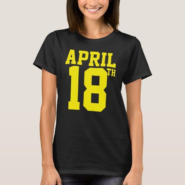 18. April Shirt (Vorderseite)