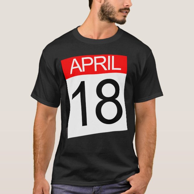 18. April T-Shirt (Vorderseite)