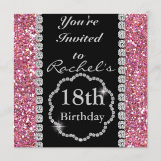 18. BLING Geburtstagsparty Einladung