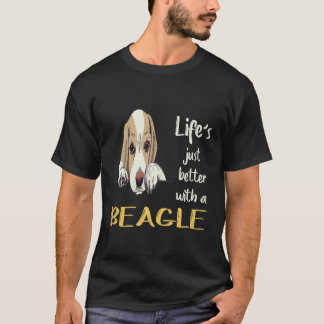 18 Das Leben ist einfach besser mit einem Beagle T-Shirt
