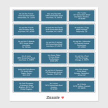 18 Einzeladressen des Empfängers Türkis