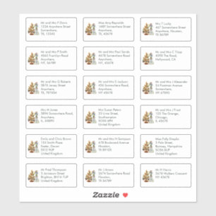 18 Empfänger Name Anschrift Mäuse Weihnachten Aufkleber