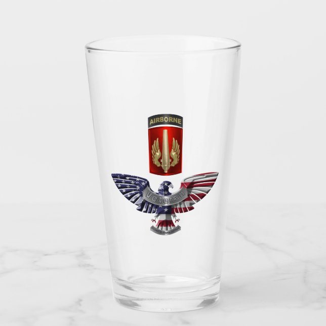 18. Feldartillerie Brigade Eagle Glas (Vorderseite)