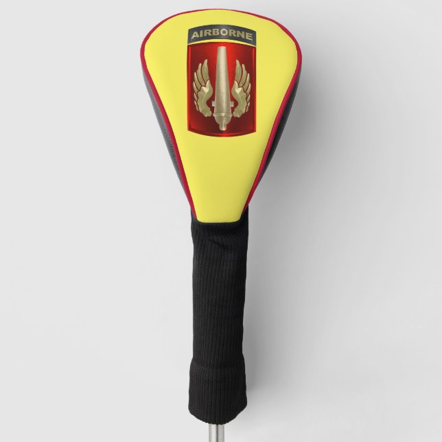 18. Field Artillery Brigade (Im Flugzeug) Patch Golf Headcover (Vorderseite)