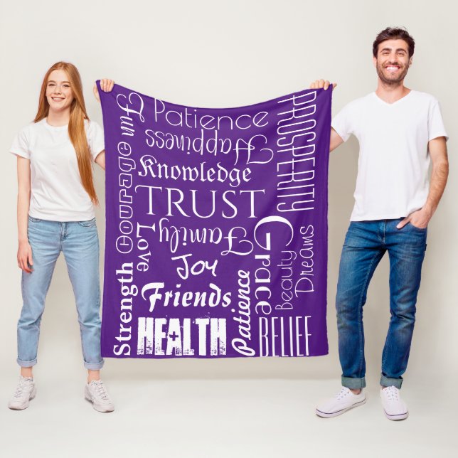 18 Fleece für Personalisierte Namen oder Wörter am (Beispiel)
