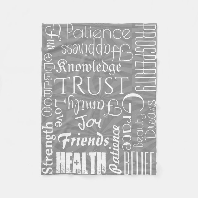 18 Fleece für Personalisierte Namen oder Wörter am (Vorderseite)