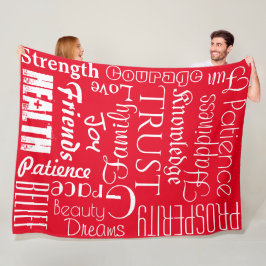 18 Fleece für Personalisierte Namen oder Wörter am