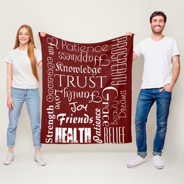 18 Fleece für Personalisierte Namen oder Wörter am (Beispiel)