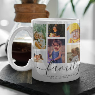18 Foto-Collage Süße Familie Liebe Erinnerung Kaffeetasse