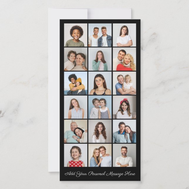 18 Fotocollage Ihre eigene Grußkarte hinzufügen (Vorderseite)