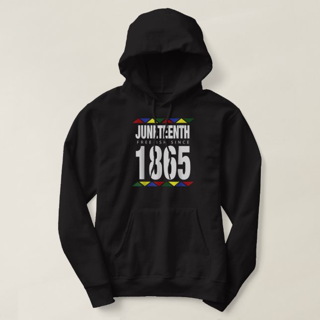 18. Freizeit seit 1865 Unabhängigkeitstag Hoodie (Design vorne)