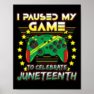 18. Gamer Ich hielt mein Videospiel 1865 schwarz a Poster