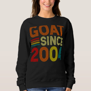 18. Geburtstag 18 Jahre alte Ziege Seit 2004 Sweatshirt
