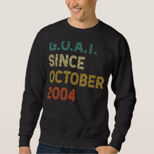 18. Geburtstag 18 Jahre alte Ziege Seit Oktober 20 Sweatshirt