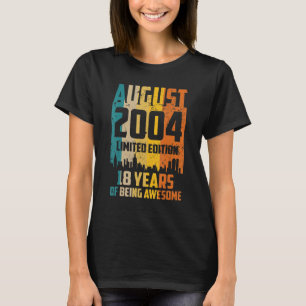 18. Geburtstag 18 Jahre Phantastisch seit August 2 T-Shirt