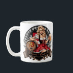 18. Geburtstag - Blondes Dirndl sagt Prost Cheers Kaffeetasse<br><div class="desc">Endlich 18 - da hat man drauf gewartet - schönes Dirndl gratuliert zum 18. Geburtstag und sagt Prost - Cheers. Volle Maß natürlich in der Hand,  es darf gefeiert werden. Siehe auch meine Kollektion: Geburtstag - Sprüche - Anlässe) für andere Designs.</div>