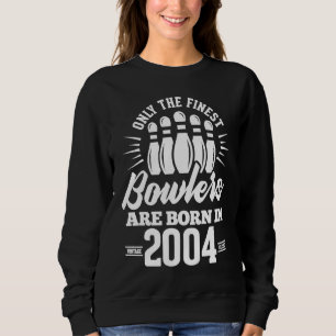 18. Geburtstag Bowling Die besten Bowler sind Gebo Sweatshirt