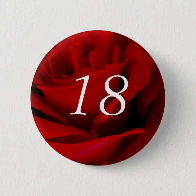 18. Geburtstag Button (Vorderseite)
