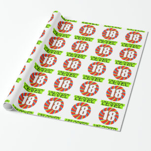 18. Geburtstag Computer Gamer Geschenkpapier