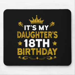 18. Geburtstag der Tochter herzlichen Glückwunsch Mousepad