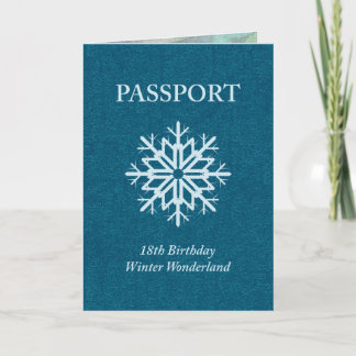 18. Geburtstag des Wintermärchenland-Passes Einladung