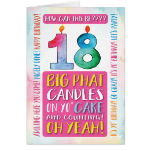 18. Geburtstag Erwachsene hier kommen Lasst uns Pa