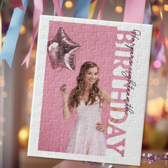 18. Geburtstag Foto College Party Puzzle (Von Creator hochgeladen)